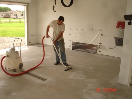 Spot Grinding & Final Residual Dust Removal