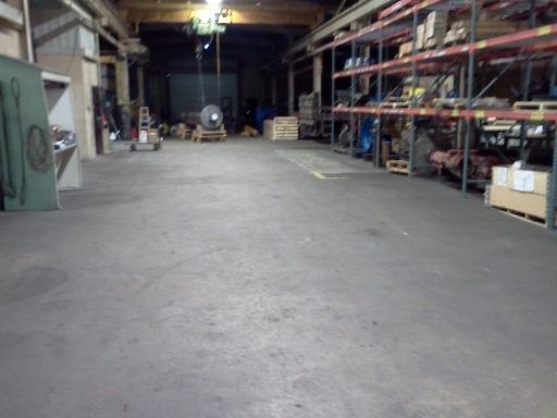 An oily dirty concrete floor