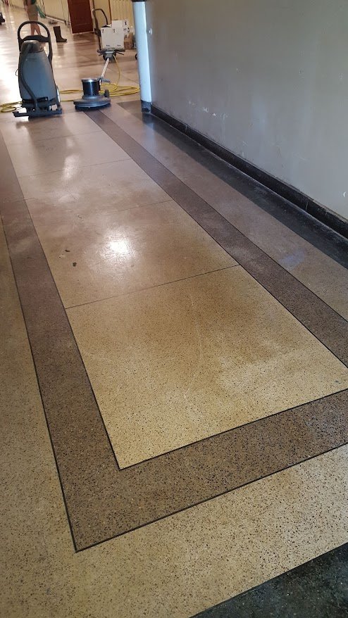 Terrazzo Prior to Stripping